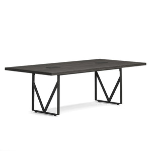 EVT8GG - OfficeSource Palisades Sitting Height Conference Table - 96"W