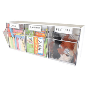 Tilt Bin Interlocking Multi-Bin Storage Organizer