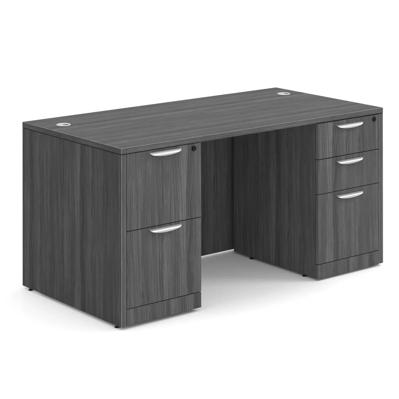 DBLFDOS103 - OS Laminate 60" x 30" Double Full Pedestal Desk by Office Source