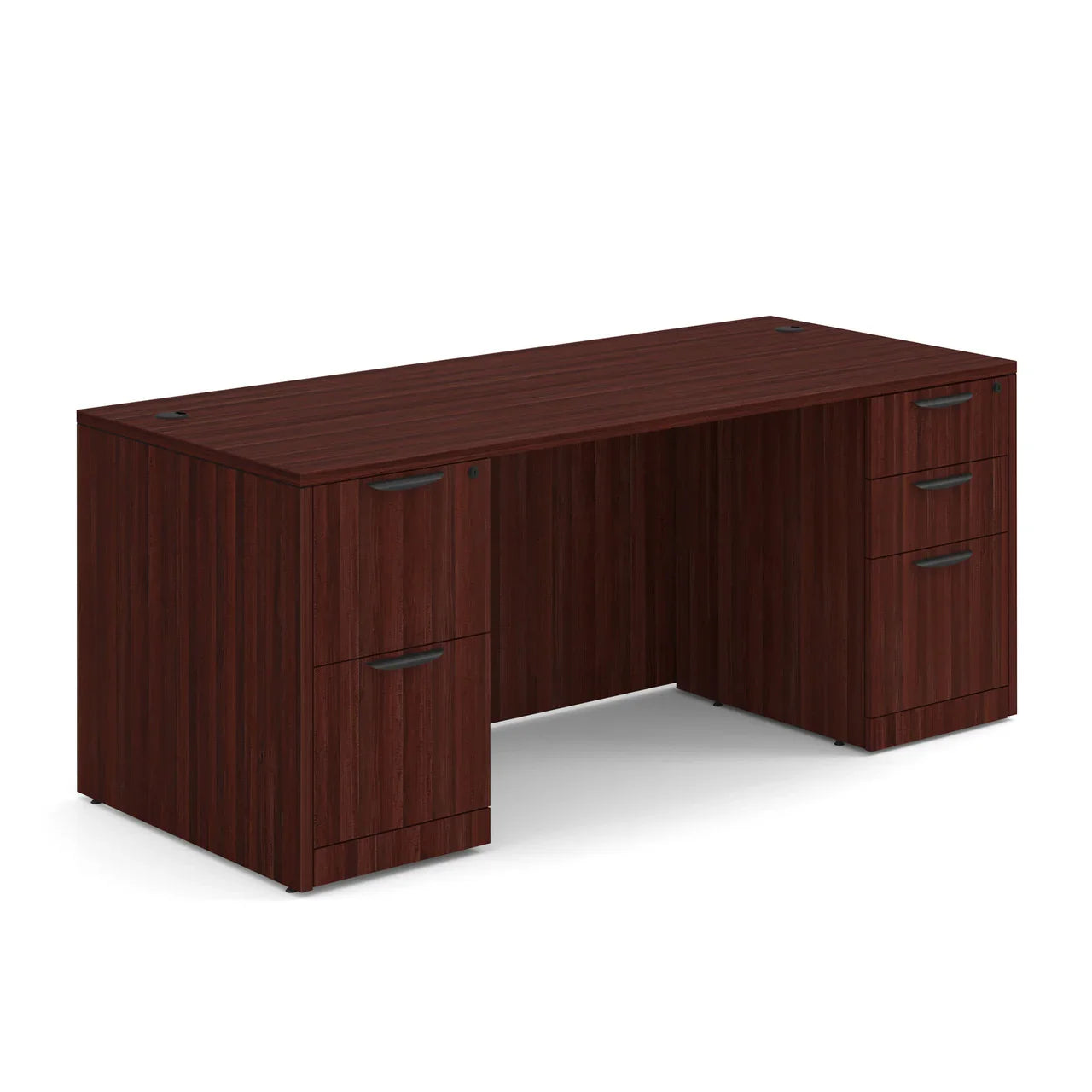 DBLFDOS105 - OS Laminate 71" x 30" Double Full Pedestal Desk by Office Source