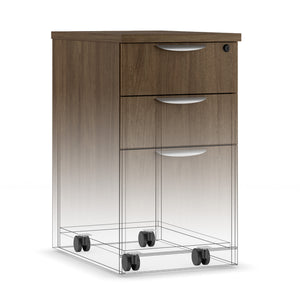 OS148 - OfficeSource OS Laminate 3-Drawer Mobile Pedestal