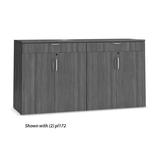 OS172 - OS Laminate 2 Door Storage Cabinet with Top Drawer by Office Source