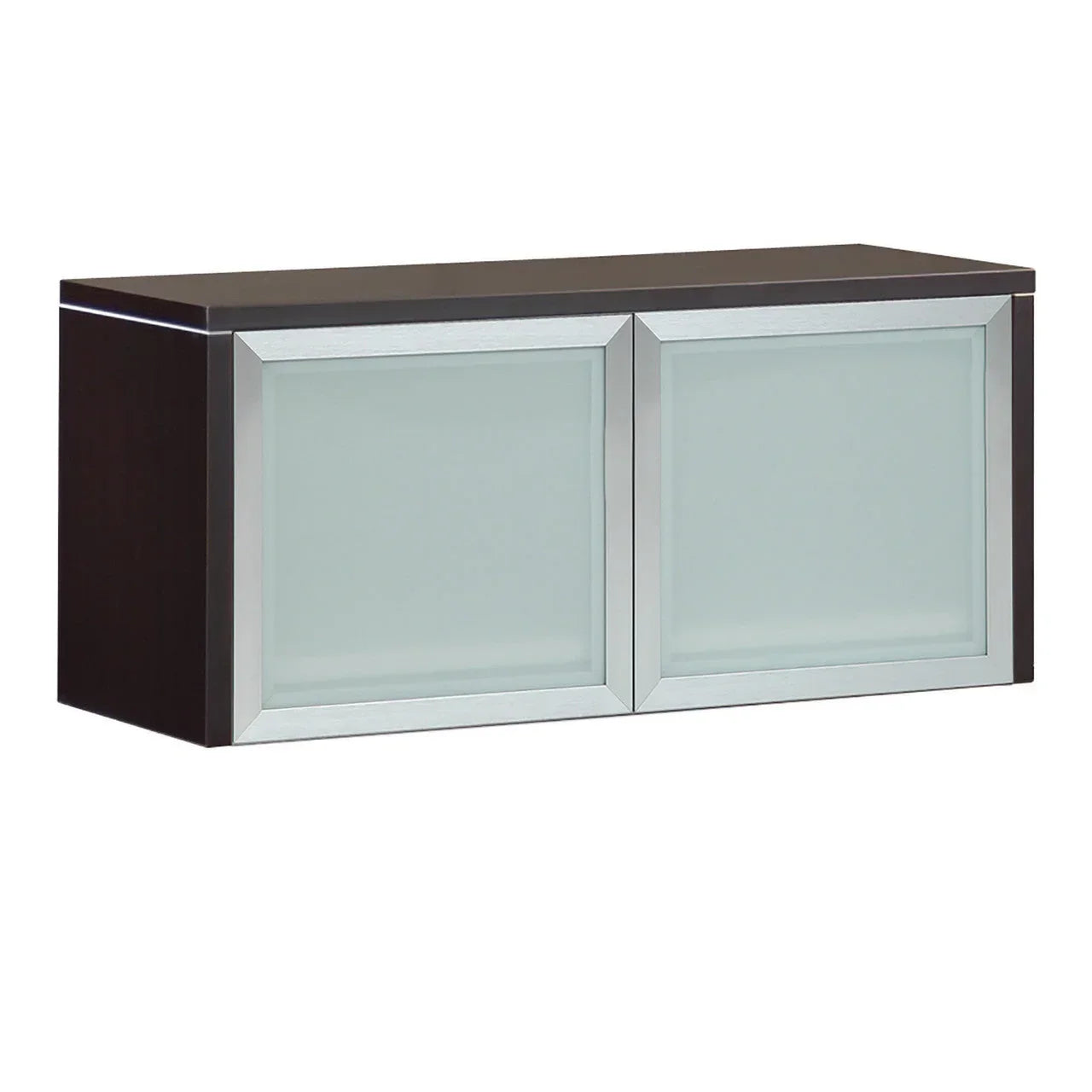 OS209OHG - OS Laminate 31" Wall Mounted Hutch w/ Glass Doors by Office Source