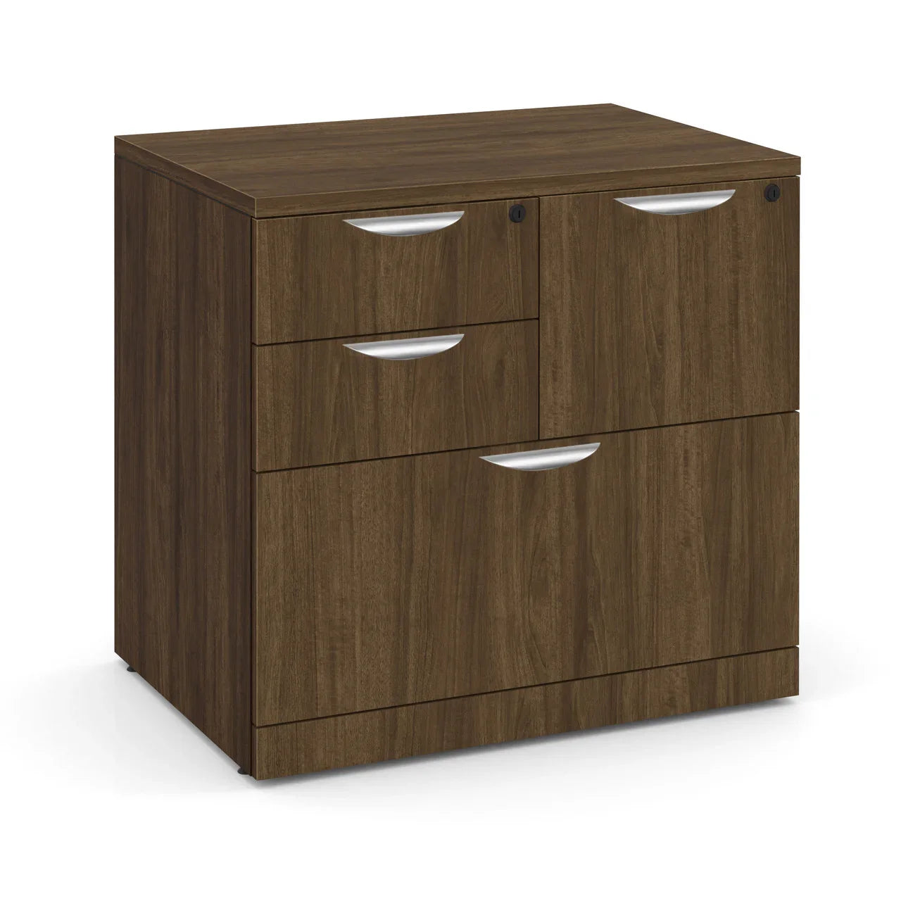 OS114 - OS Laminate Combo Storage & Lateral File Cabinet by Office Source