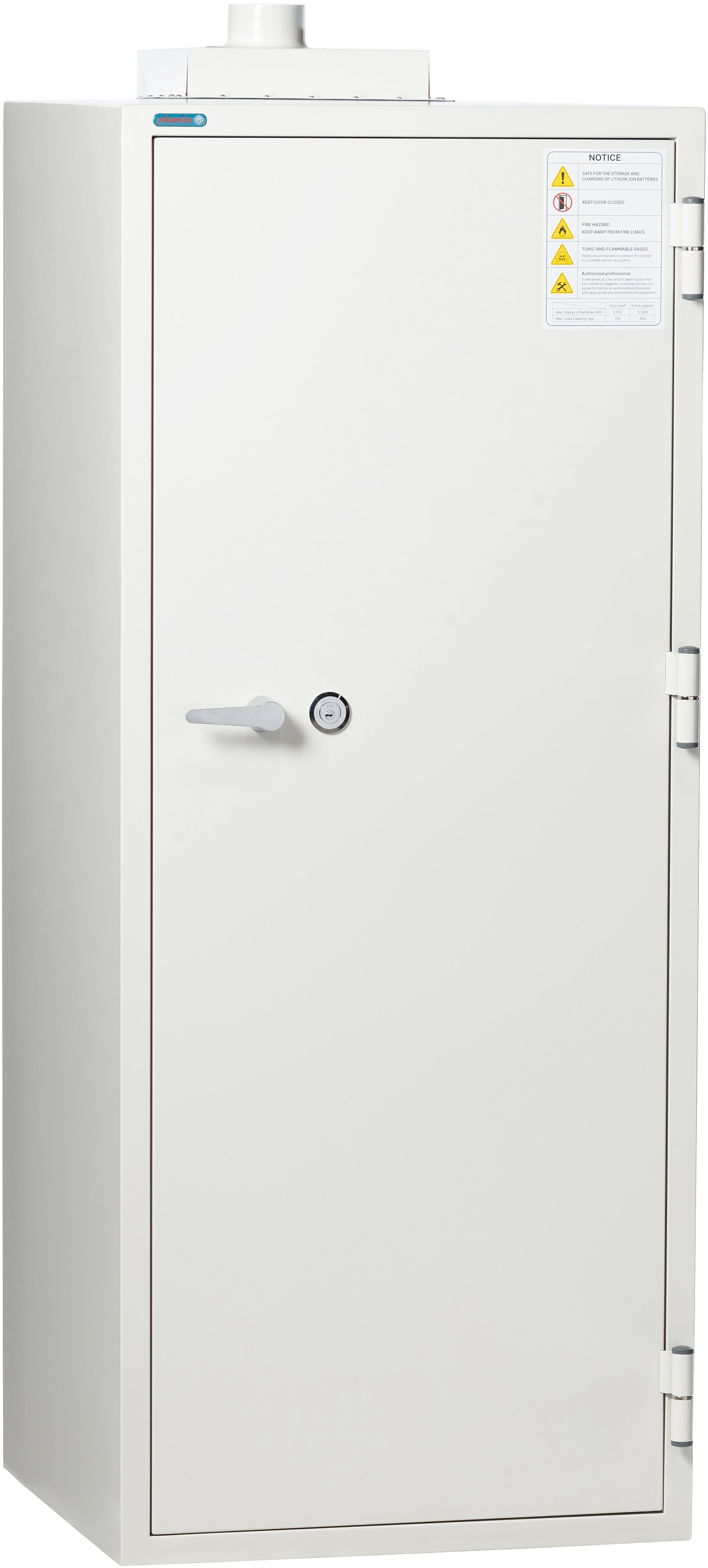 Phoenix Battery Commander BSS6104 Lithium-Ion Battery Charging Safe - Front View
