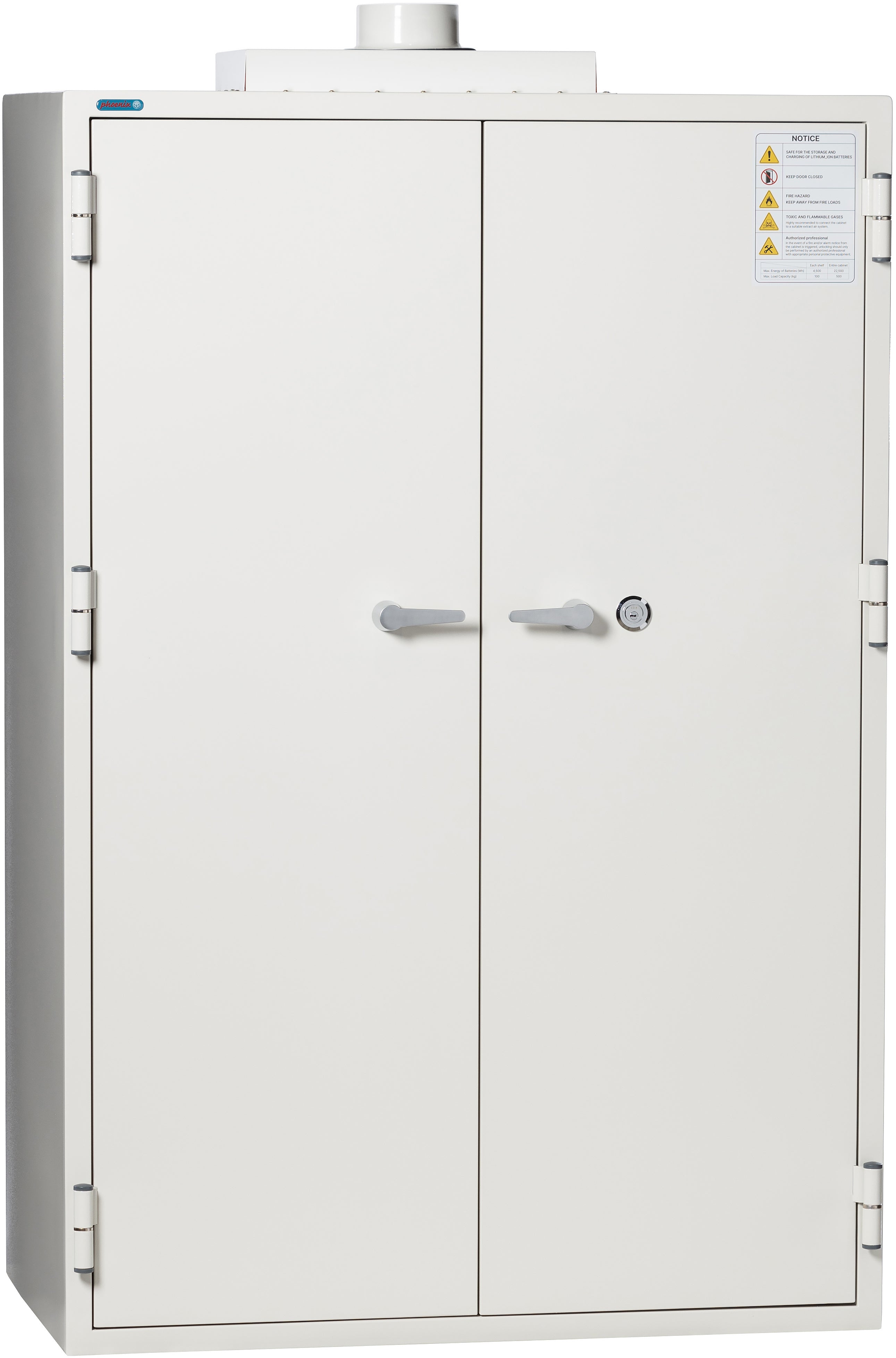 Phoenix Battery Commander BSS6105 Lithium-Ion Battery Charging Safe - Front View