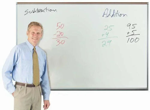 120A - All Purpose Professional Porcelain Enamel on Steel Marker Boards, Sizes 3'- 16' by Aarco