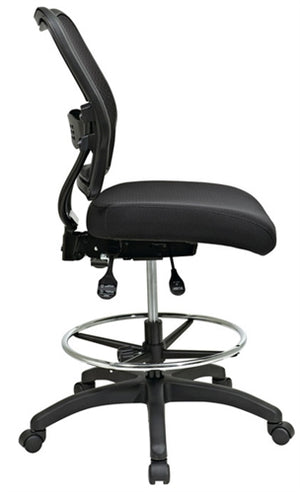 13-37N30D Deluxe Ergonomic Air Grid Back & Mesh Seat Drafting Chair