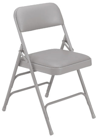 1300  Premium Triple Brace Steel, Vinyl Upholstery Folding Chair