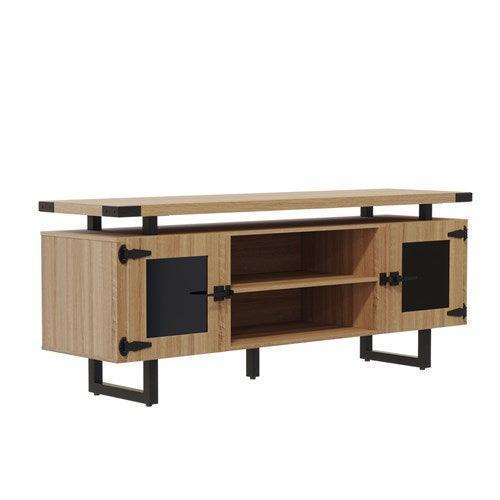 MRLWCGD - Mirella Low Wall Cabinet Glass Doors by Safco