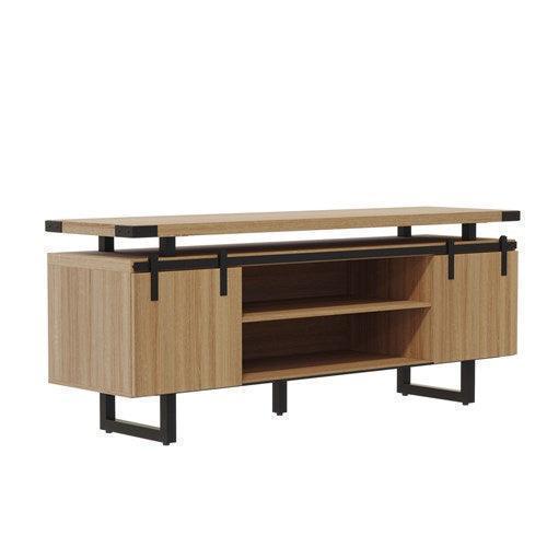 MRLWCWD - Mirella Low Wall Cabinet Wood Doors by Safco