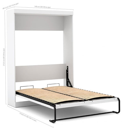 26868 Pur Collection 84" Full Wall Bed & Storage Combo, 3 Drawers