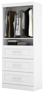 Pur Collection 36" Storage Unit w/Drawers