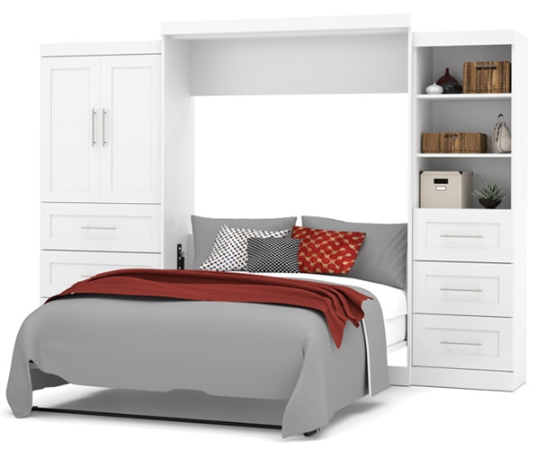 Boutique queen wall deals bed