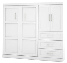 Load image into Gallery viewer, 26897 Pur Collection 95&quot; Full Wall Bed &amp; Storage Combo, 3 Drawers
