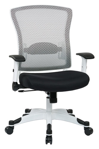 317W-W1C1F2W-3M White Frame Managers Space Mesh Office Chair