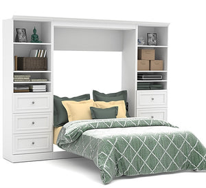 40893 Versatile Collection 109" Full Wall Bed & Storage w/Drawers