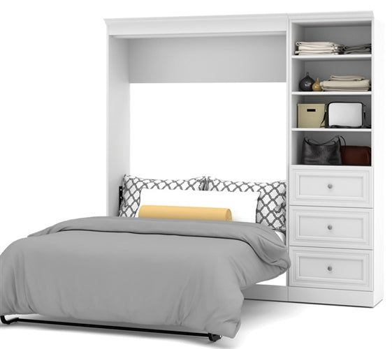 40896 Versatile Collection 84" Full Wall Bed & Storage w/Drawers