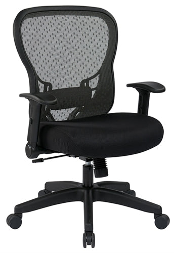 529-3R2N1F2 Deluxe R2 SpaceGrid® Back, Mesh Seat with Flip Arms