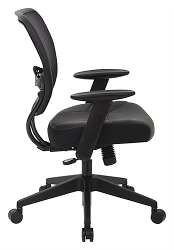 5700E Professional Air Grid Back Managers Chair with Eco Leather Seat