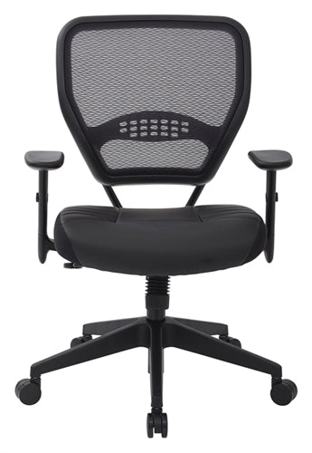 5700E Professional Air Grid Back Managers Chair with Eco Leather Seat