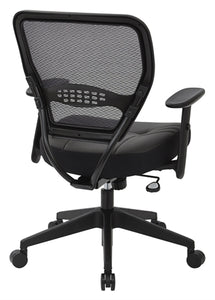 5700SL Professional Air Grid Back Managers Chair with Eco Leather Slider Seat