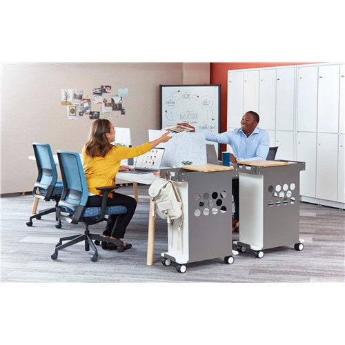RES4BEN3060WHNA - Resi Benching, 4-Person Workstation by Safco