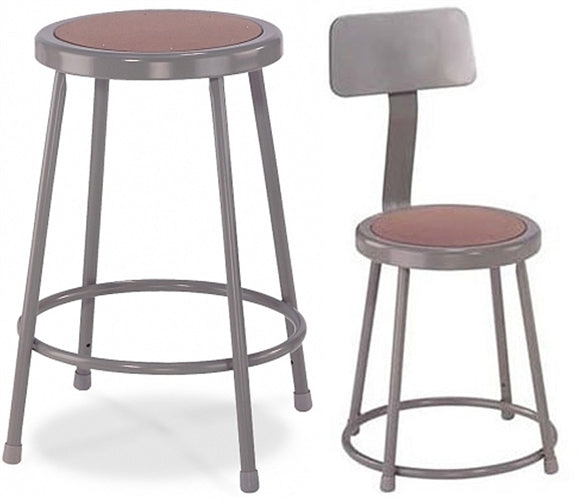 6224 Fixed Height 24" Industrial Stool