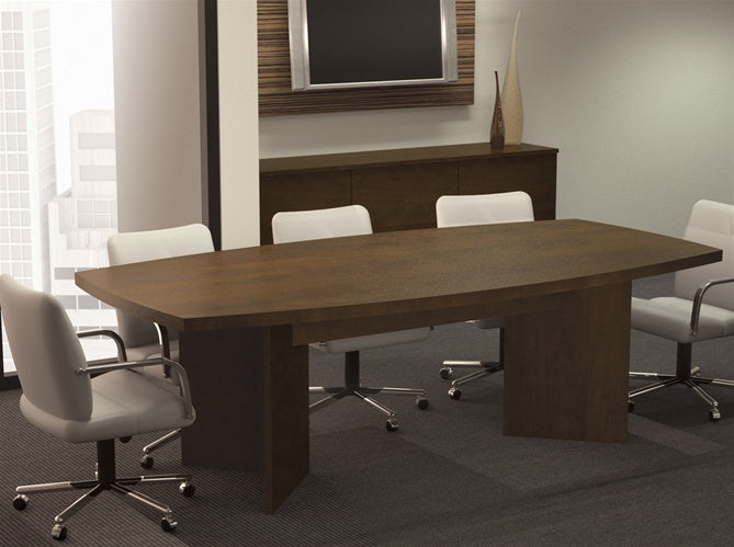 65776 Boat Shape 8' Conference Table