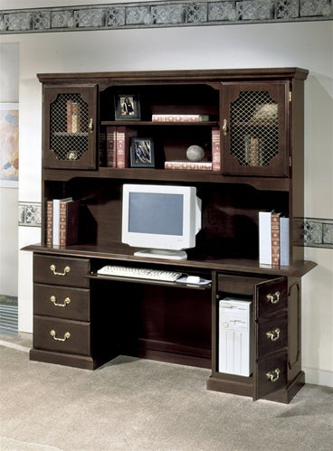 7350-22 Governor Series Computer Credenza with CPU Tower