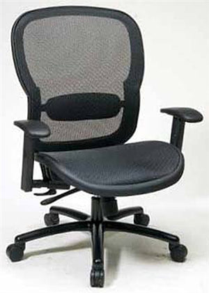 839-11B35WA Executive High Back Chair, Mesh Seat & Back for Big & Tall