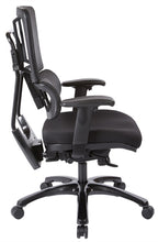 Load image into Gallery viewer, 99663B Vertical Black Mesh Back Chair, Black Base
