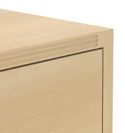 A326 - Amber Two Door Storage Hutch by Cherryman
