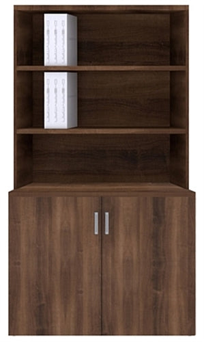 A328-540 Amber Storage-Bookcase Combo