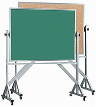 Load image into Gallery viewer, ACB3648 Aluminum Frame Reversible Bulletin/Chalk Board
