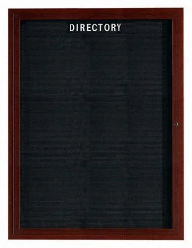 ADC2418R - Wood-Look Directory Cabinets, 1 Door by Aarco
