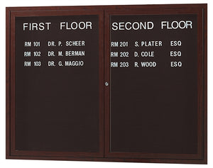 ADC3648R  Wood-Look Directory Cabinet, 2 Door