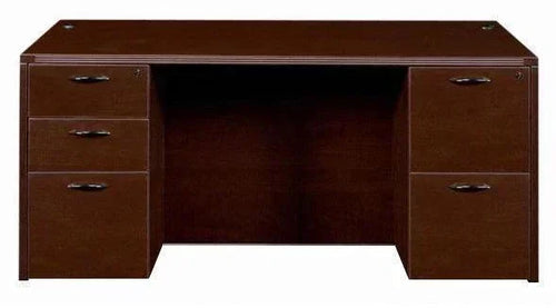 AM302N - Amber Double Pedestal Desk, 36 x 71 by Cherryman