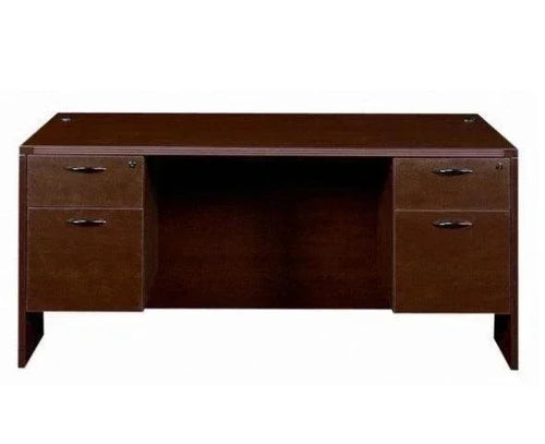 AM303N - Amber Double Pedestal Desk, 30 x 66 by Cherryman