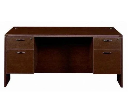 AM309N - Amber Double Pedestal Desk / Credenza, 24 x 66 by Cherryman