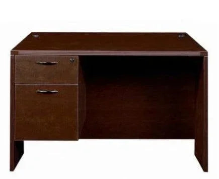 AM-372N - Amber Single Pedestal Desk, 30 x 48 by Cherryman