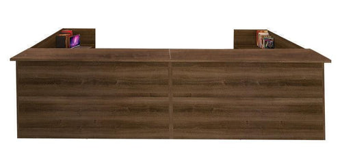 AM-403N - Amber 'U' Shaped Reception Desk, Wood Transaction Top by Cherryman