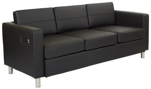 ATL53 - Atlantic Sofa with Power Charging Station by Office Star