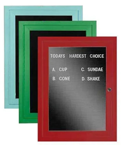 ADC2412 - Enclosed Indoor Directory Cabinets, Single Door by Aarco