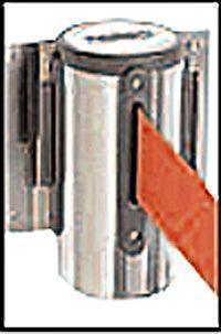 WM-7BK - Wall Mounted Form-A-Line Retractable Belt by Aarco