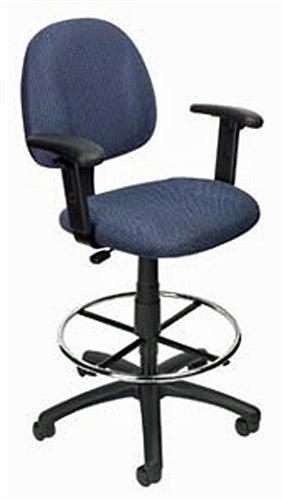B1616 - Fabric Drafting Stool w/Arms