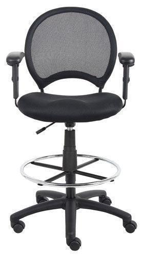 B16216 - Mesh Back Drafting Stool by Boss