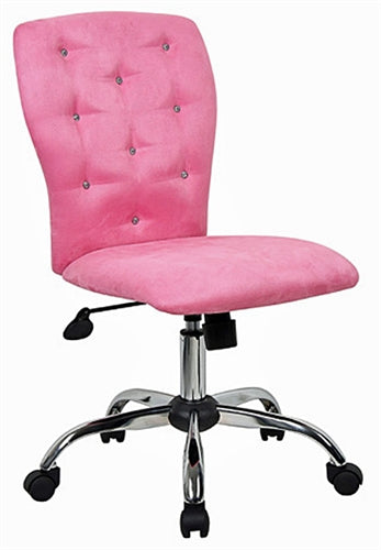 B220-PK  Pink Fabric Task Office Chair