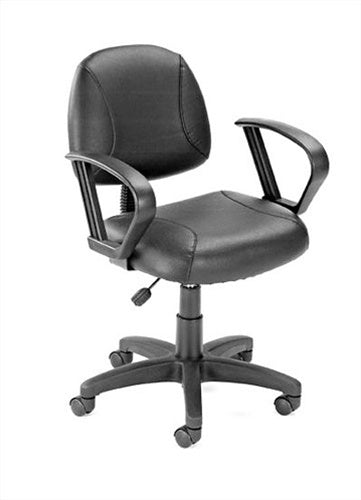 LeatherPlus Task Office Chair w/Loop Arms