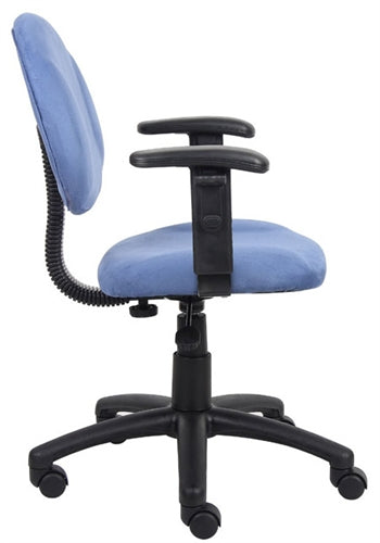 Microfiber Task Office Chair w/Arms by Boss